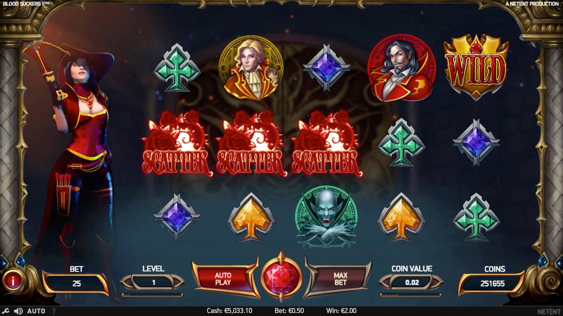 bloodsuckers 2 slot screen shot