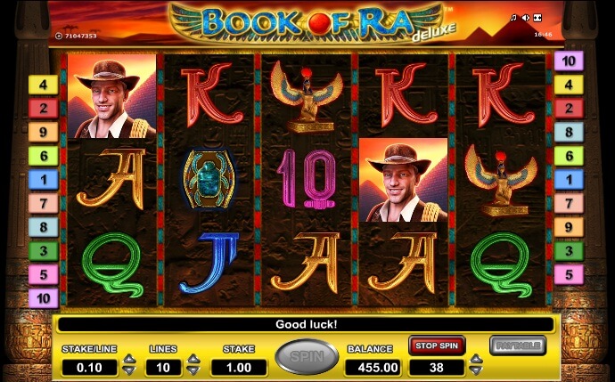 Book Of Ra Deluxe Slot Machine